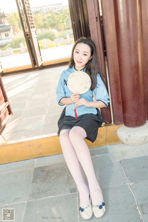 SSA丝社 第050期：民国學姐云云的白色长筒 [99P/228MB]