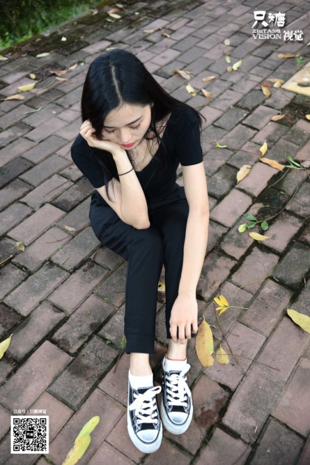 [只糖棉袜]NO.017 帆布鞋搭配白棉袜 [204P/438MB]