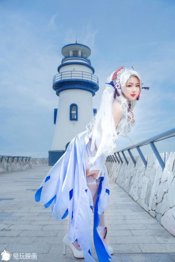 兔玩映画 C 175 碧蓝-欧根花嫁 [35P/404MB]