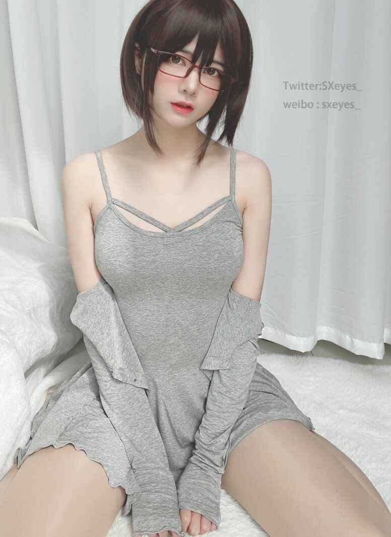 微博红人@眼酱大魔王w 肉丝连衣裙 [30P/130MB]