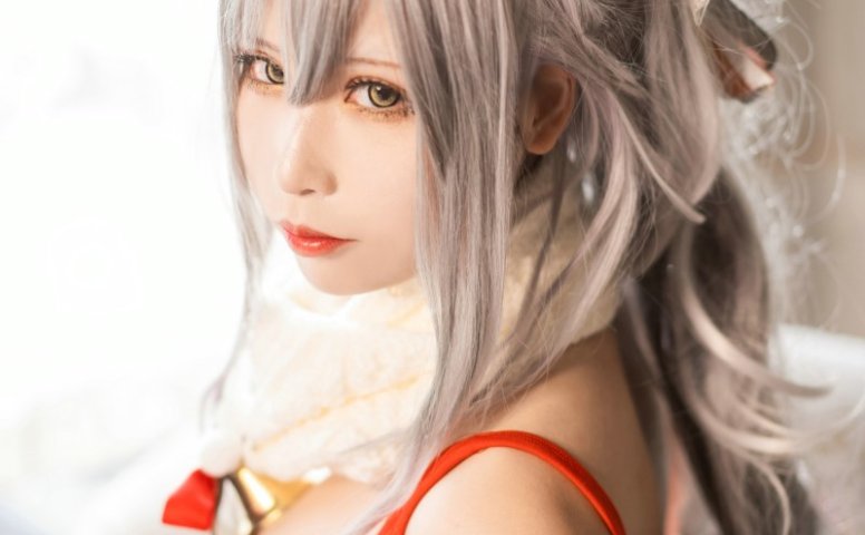 人气动漫Coser@爱老师_PhD 明日方舟厚礼圣诞 [26P/41M]