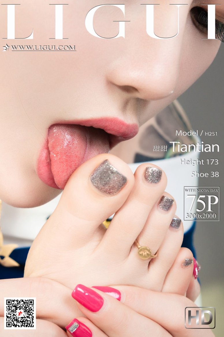 [Ligui丽柜]网络丽人 2021.06.16 Model《醉酒香莲》甜甜 [75+1P/80MB]