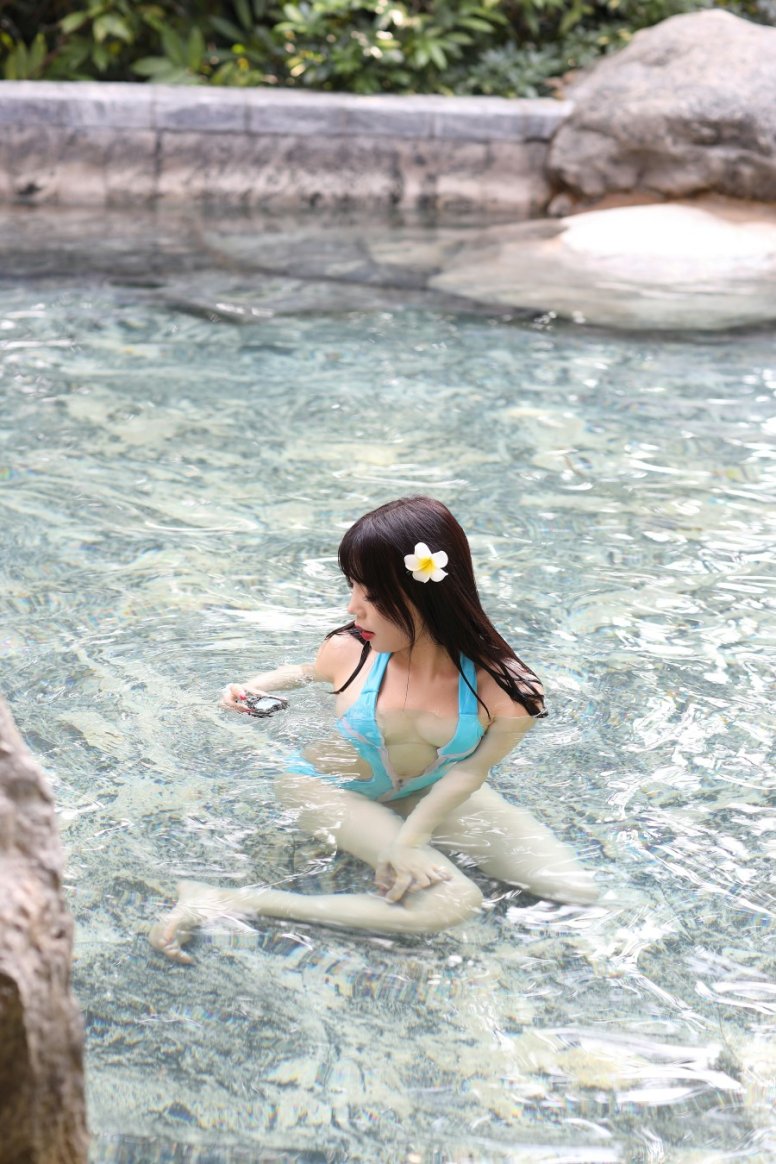 精选街拍 No.663 芝芝的蓝色泳衣（一） [86P/115M]