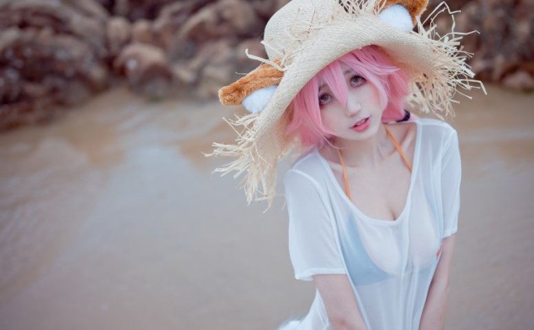 周叽是可爱兔兔 – 小玉泳装 [23P/204MB]