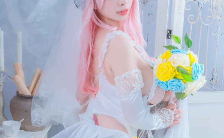 韶陌陌 – 白丝 婚纱 索尼子 [57P/498MB]