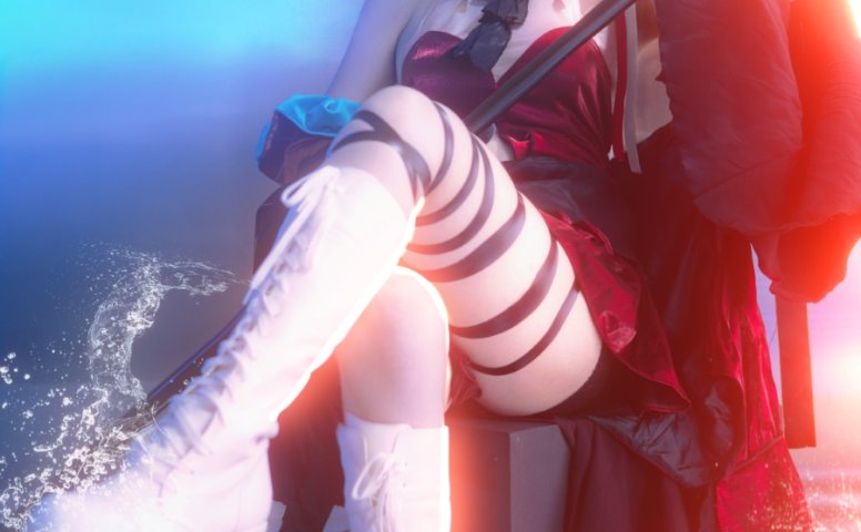 网紅Coser@疯猫ss 浊心斯卡蒂 [18P/356MB]