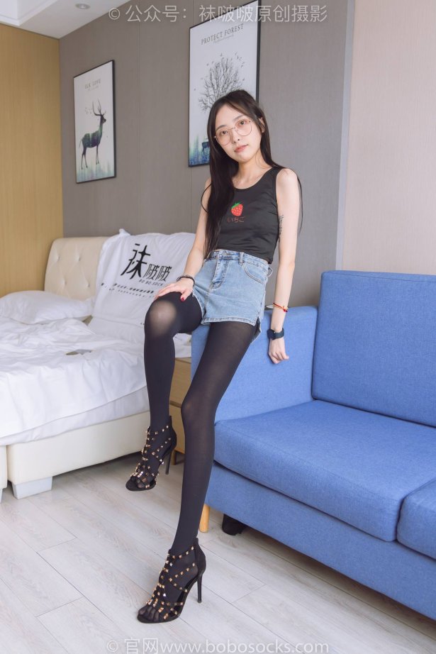 [BoBoSocks袜啵啵]NO.192 稚予-高跟鞋、黑色五指袜[139P/1V/5.61GB]