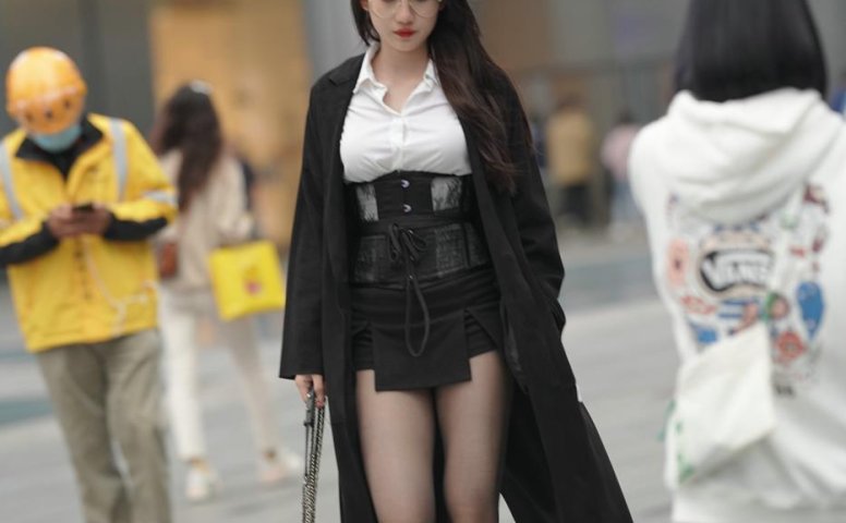 魔镜街拍 NO.160 黑丝大长腿 [201P/143M]