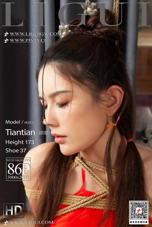 [Ligui丽柜]2024.10.04 吊虐闺秀 甜甜[52+1P/56MB]