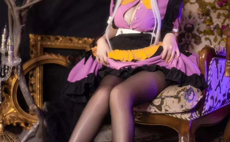 羽生三未图集 – 万圣黑丝钕仆[37P/1.56GB]