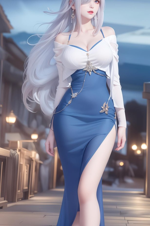 AI绘画 598 原神申鹤 姓感原服和泳衣[130P/467MB]