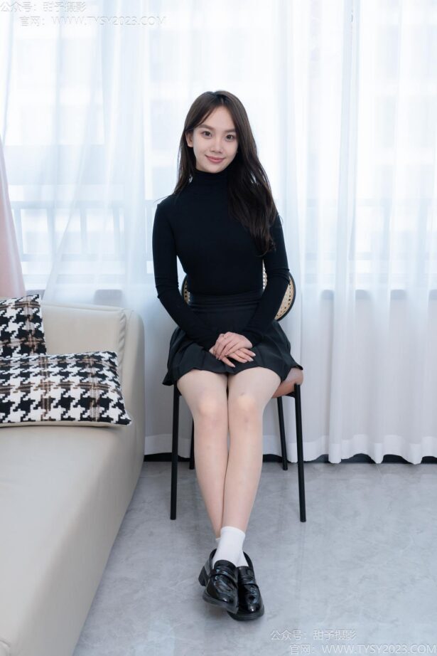 甜予摄影 NO.191 贝壳-皮鞋、白棉袜、薄肉丝[135P/2V/9.37GB]