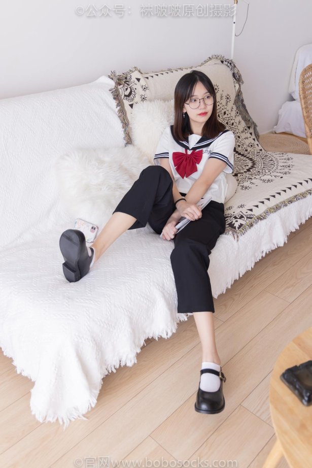 袜啵啵 积分兑换013期 花絮版 小甜豆白棉袜脚[153P/1V/7.25G]