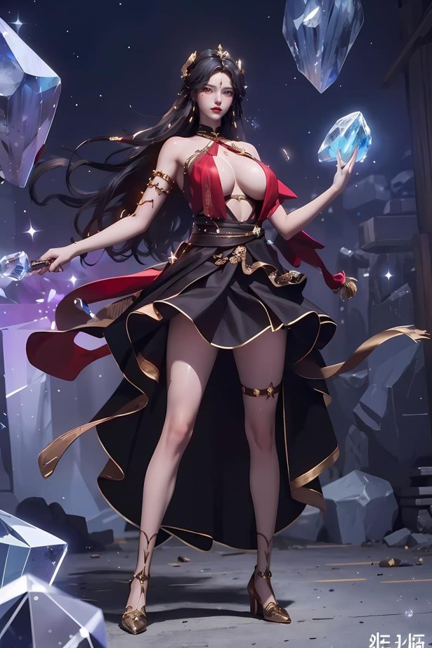 AI绘画 676 神印王座-冷筱[90P/1.01GB]