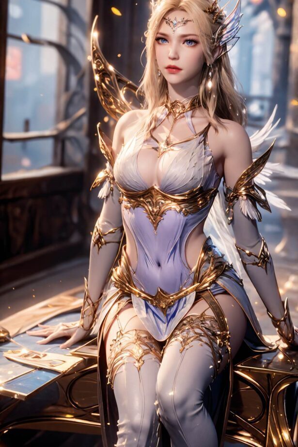 AI绘画 761 千仞雪-六翼天使[71P/387MB]