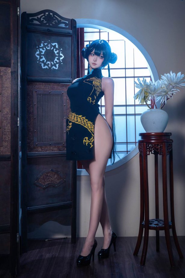 Seya-狮砸 – 蔚蓝档案 妃咲 旗袍[12P/138MB]