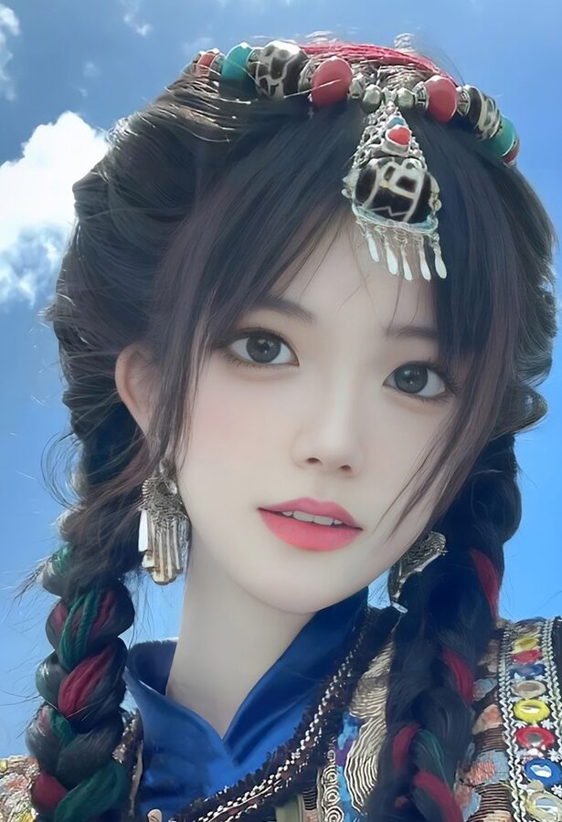 桌面壁纸 003 国风 西藏服饰 镁钕 4k电脑壁纸