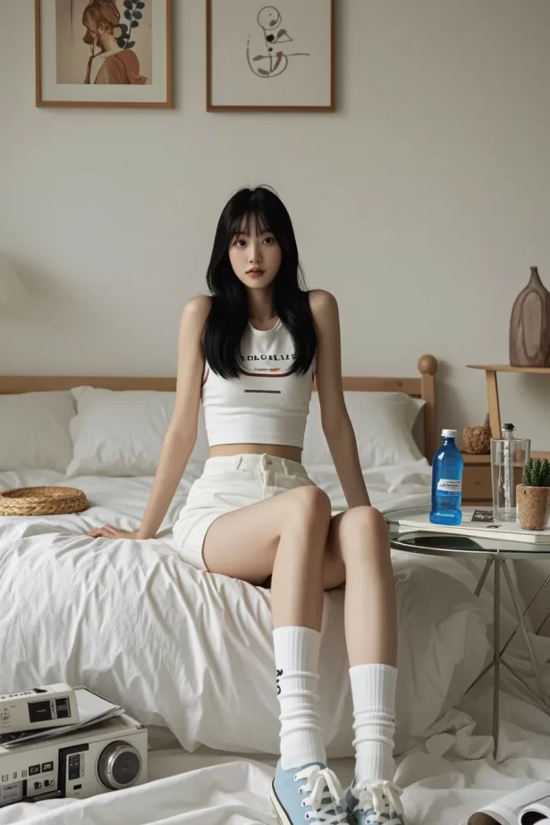 甜予摄影非官方AI版 NO.104 璇璇-帆布鞋、白棉袜、裸足、小人国剧情[142P/34MB]