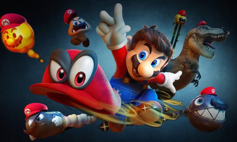 桌面壁纸 043 Bullet Bill Cappy Chain Chomp Goomba Lava Bubble T Rex Uproot 超级马里奥 奥德赛 马里奥